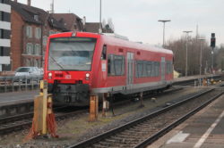 Regionalbahn der DB in Friedrichshafen Stadt. Foto: Marco Krings